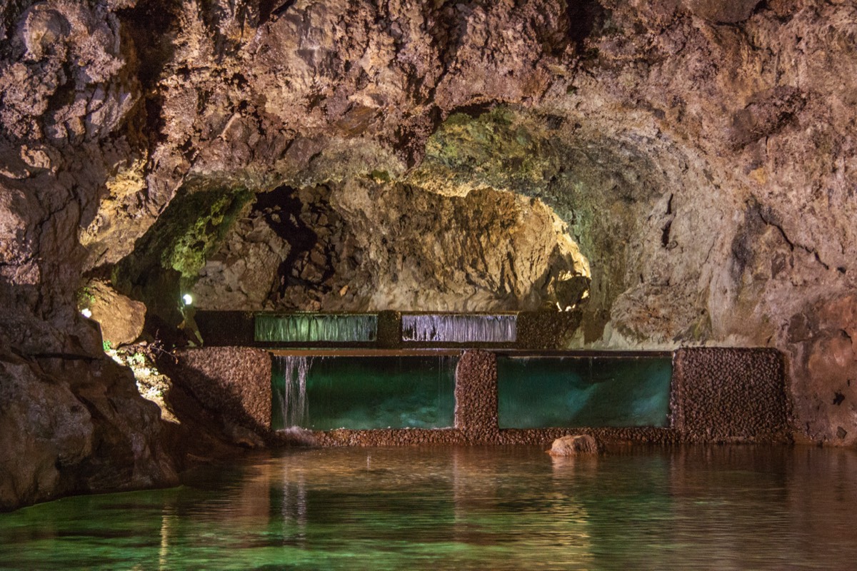 Water management in the caves