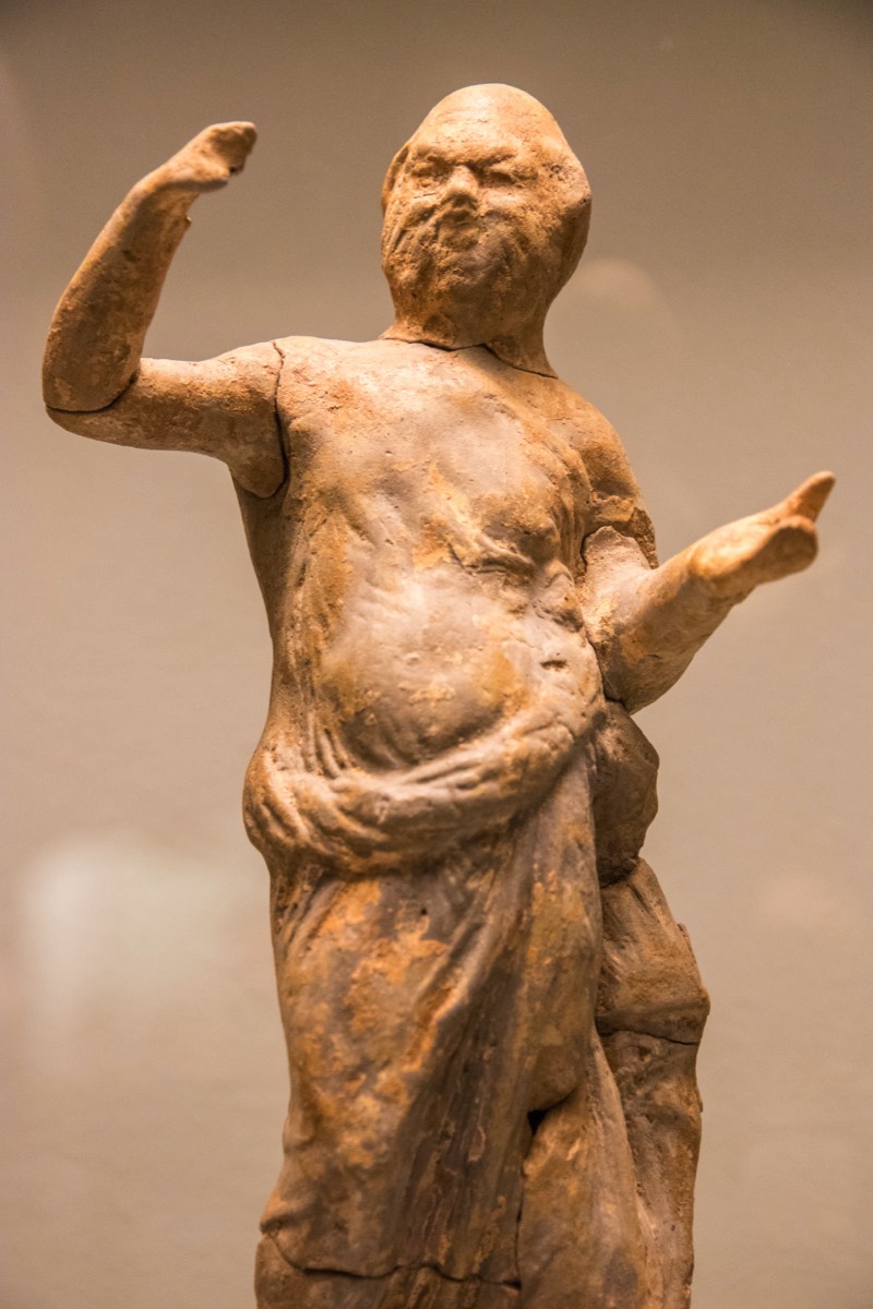 Little statuette in the Himera museum