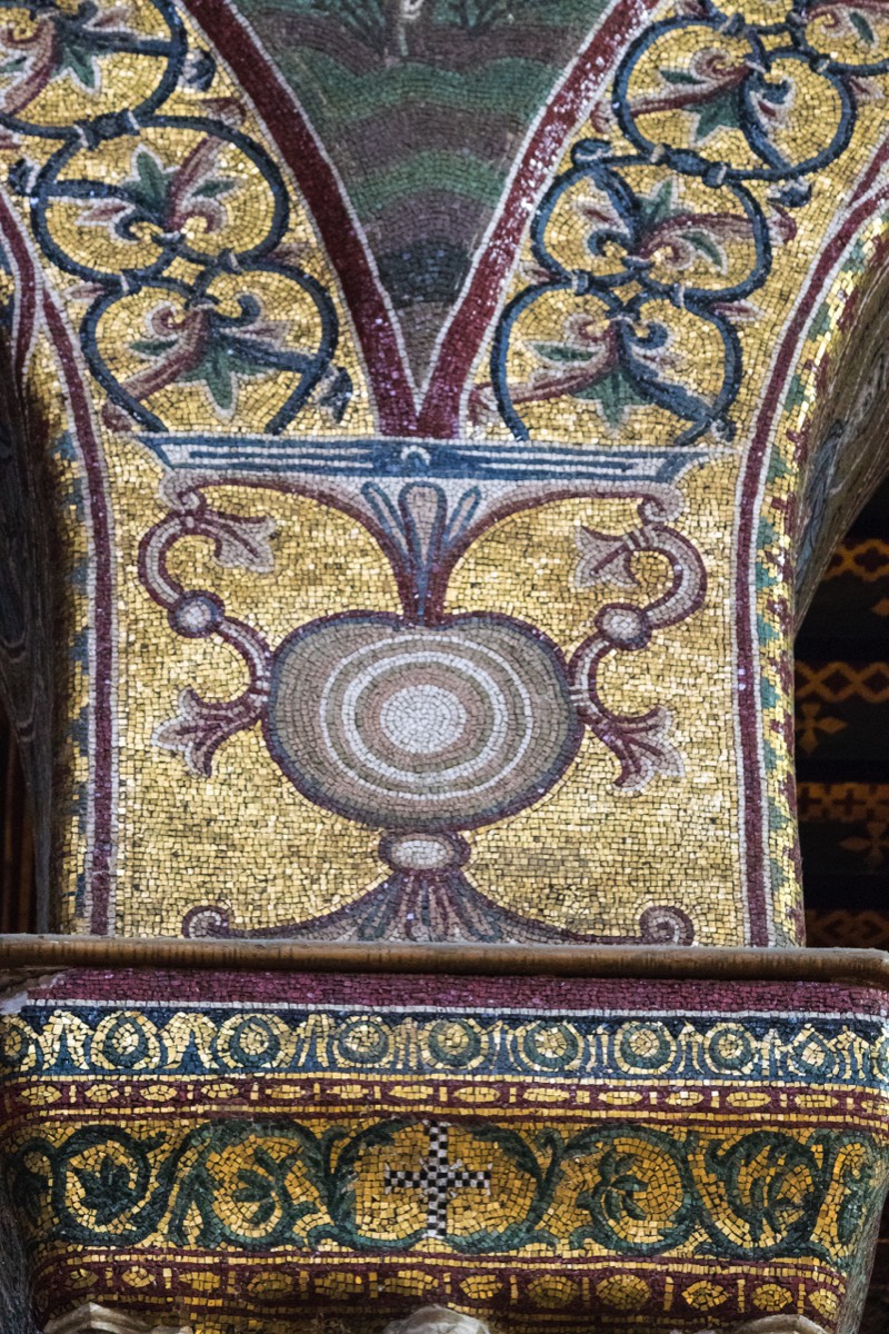 Byzantine mosaics in the cathedral at Monreale