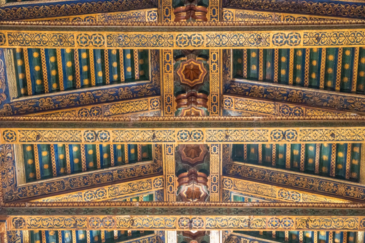 Arab-Norman moorish looking ceilings