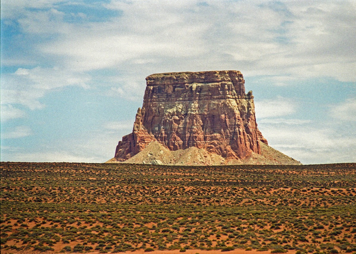 View on Monument Valley from Lake Powell
