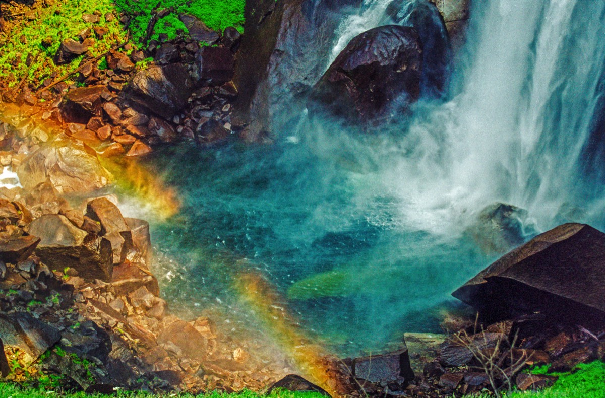 Rainbows in Vernal falls