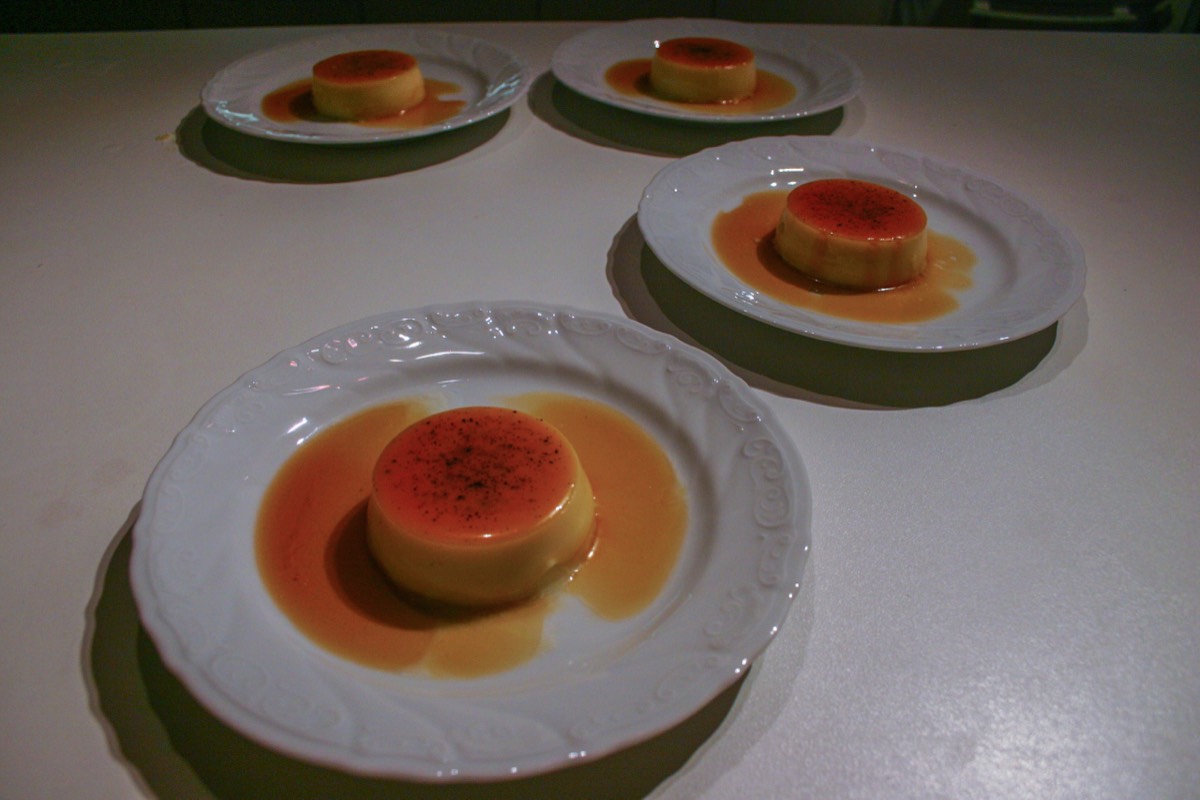 Flying saucers? (Panna cotta)