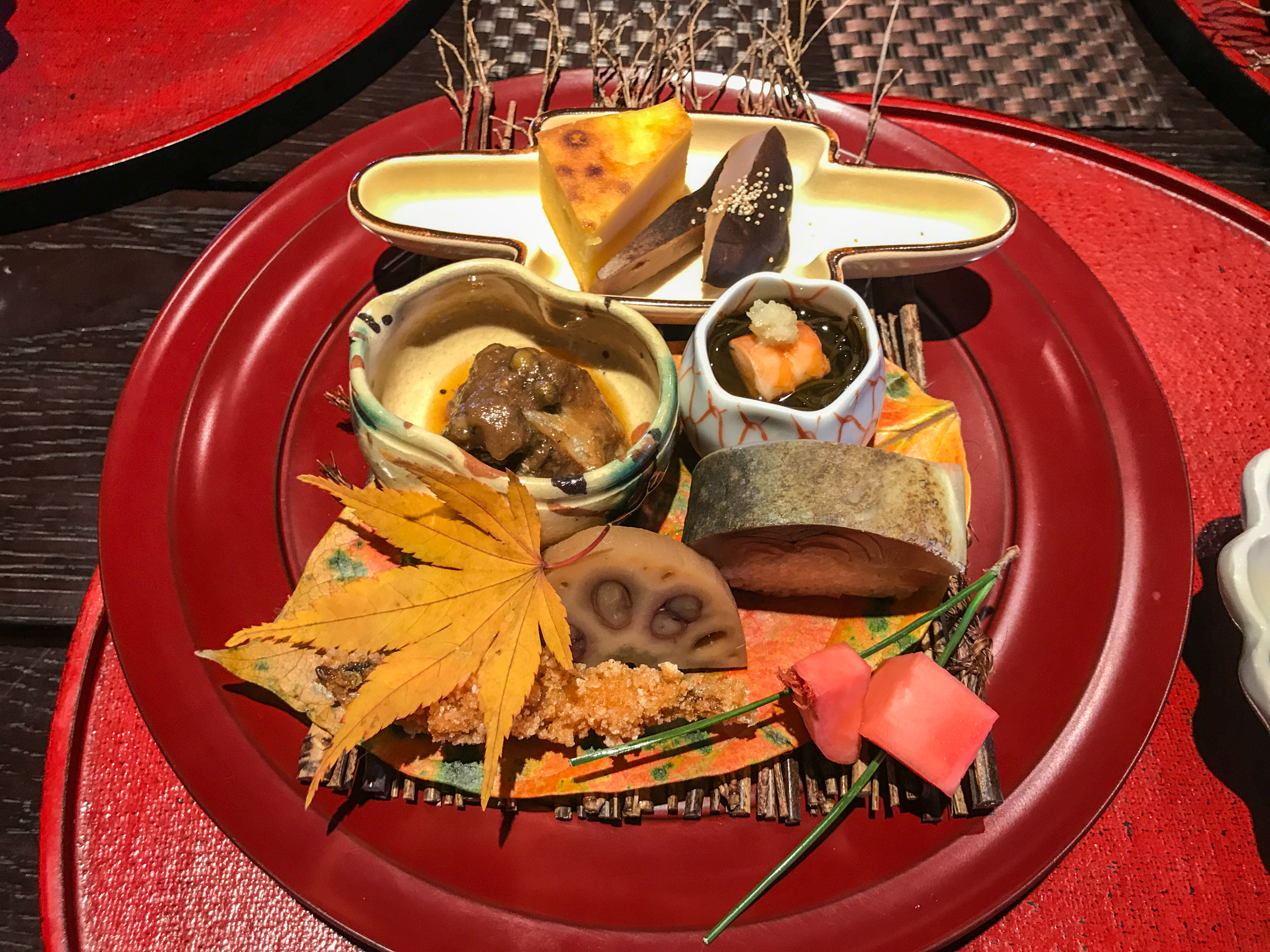 Lunch at Obuse, Japan